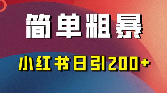 简单粗暴的小红书引流技巧，大道至简，看完实操日引 200+