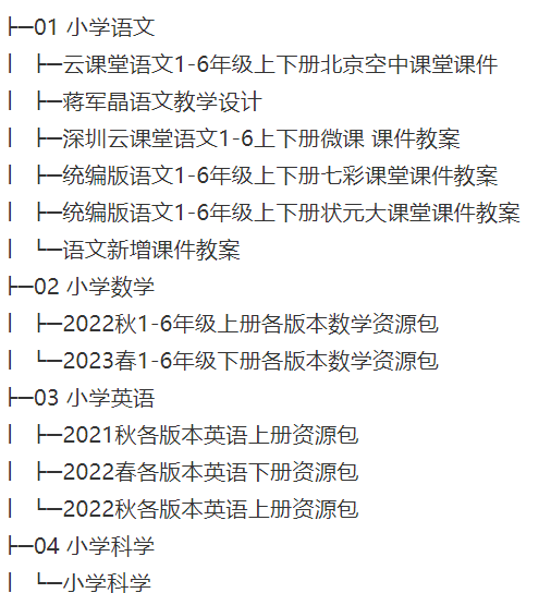 2023年新整理小学全学科课件教案（新）语文数学英语等