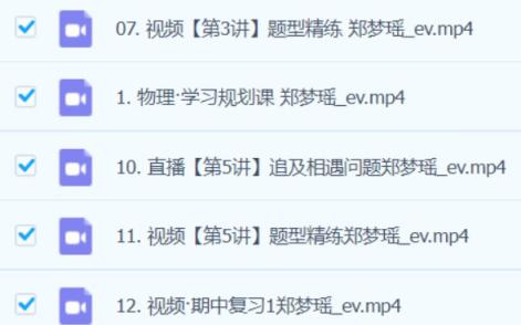2024高一物理 郑梦遥 A+秋季班+暑假班 高中物理 郑梦瑶 第1张