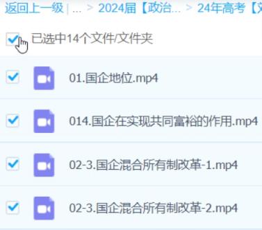 2024高三高考政治 刘勖雯政治 二轮一轮复习 高中政治