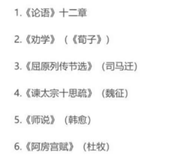 2024最新高考语文背诵篇目PDF 百度网盘下载 高中语文 第1张