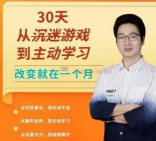 徐哥-30天从沉迷游戏到主动学习